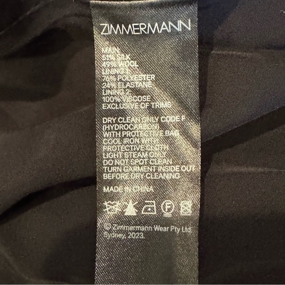 Zimmermann Matchmaker Bustier Midi Dress in Black - Size 10 - Picture 10 of 13